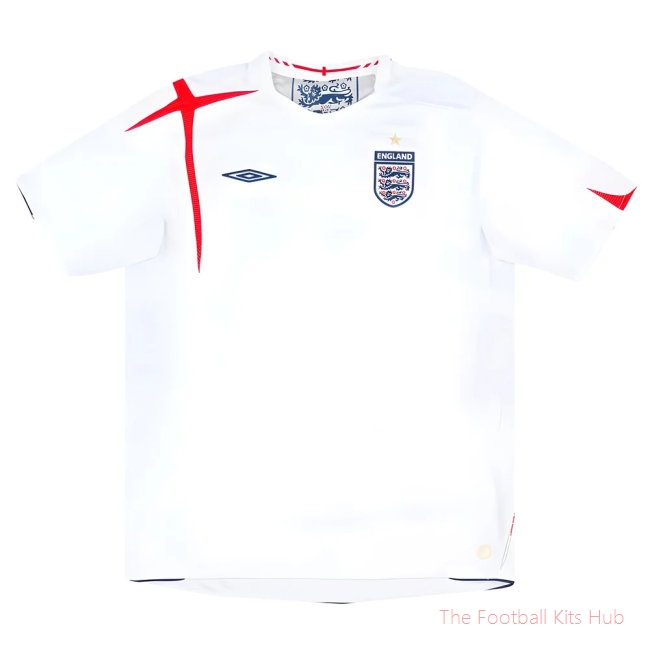 England 2005-07 Home Shirt (XL) (Mint) (BECKHAM 7)