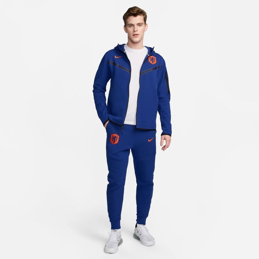 Holland Sweatpants NSW Tech Fleece - Deep Royal Blue/Safety Orange