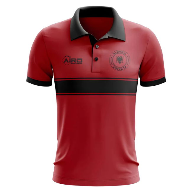 Authentic Albania Concept Stripe Football Replica Premium
