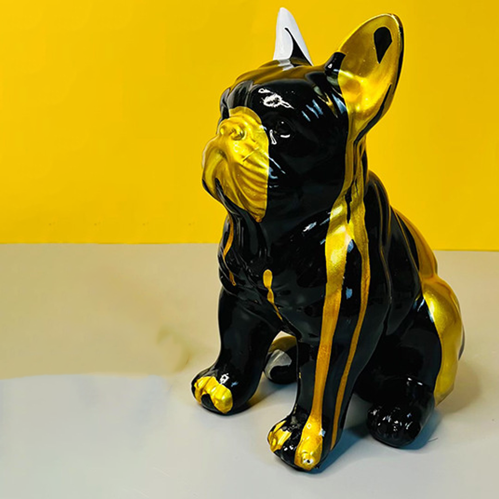 Everyday French Bulldog Sitting Statue Charming Living Room Decor for...