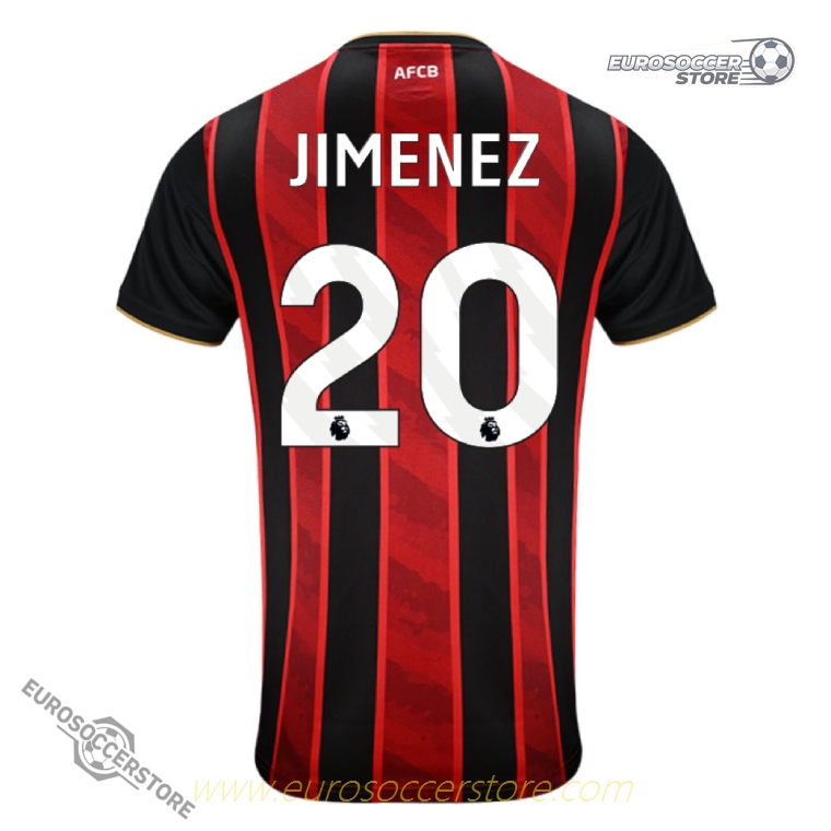 JIMENEZ's 2025-26 Bournemouth Home Jersey Version 20
