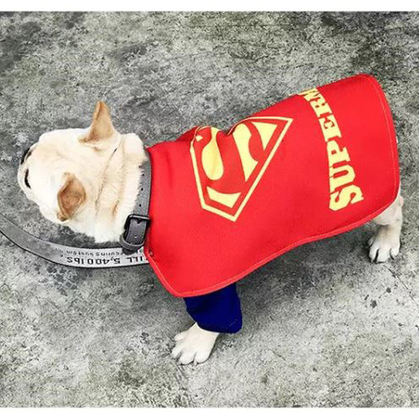 French Bulldog French Bulldog Superfrenchie Cosplay Clothes Warm Dog Outfit