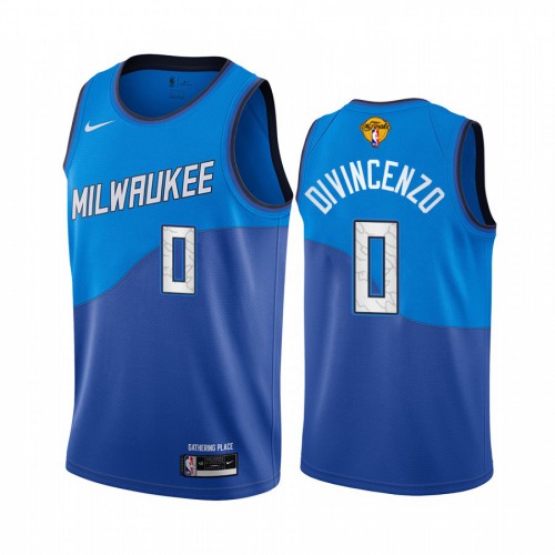 Bucks Blue Milwaukee Bucks #0 Nike Jersey - Discounted NBA Fan Apparel