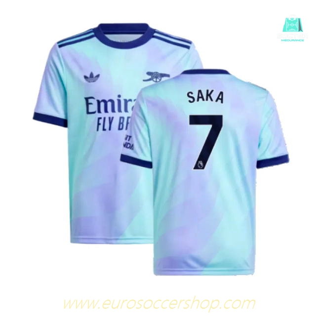 Arsenal 2024-25 Third Shirt (7-8y) Saka #7 (Excellent)