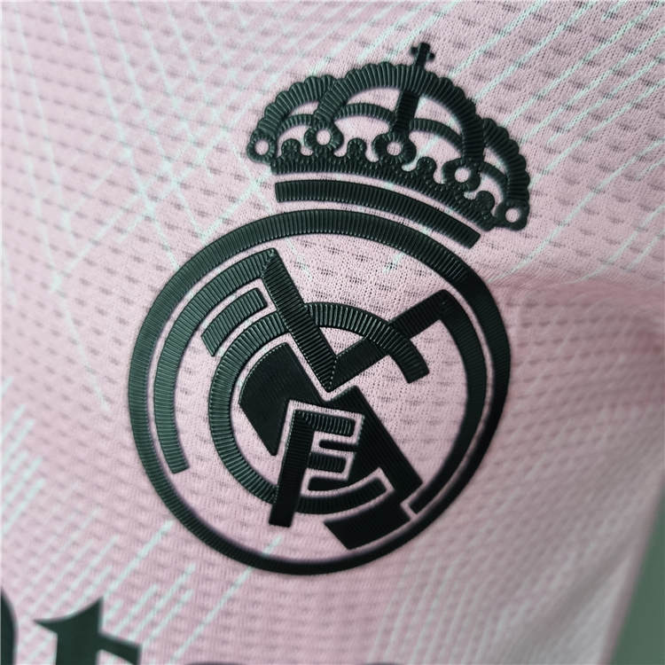 Moisture Wicking KidsYouth Real Madrid X Y3 2223 Pink Soccer Football