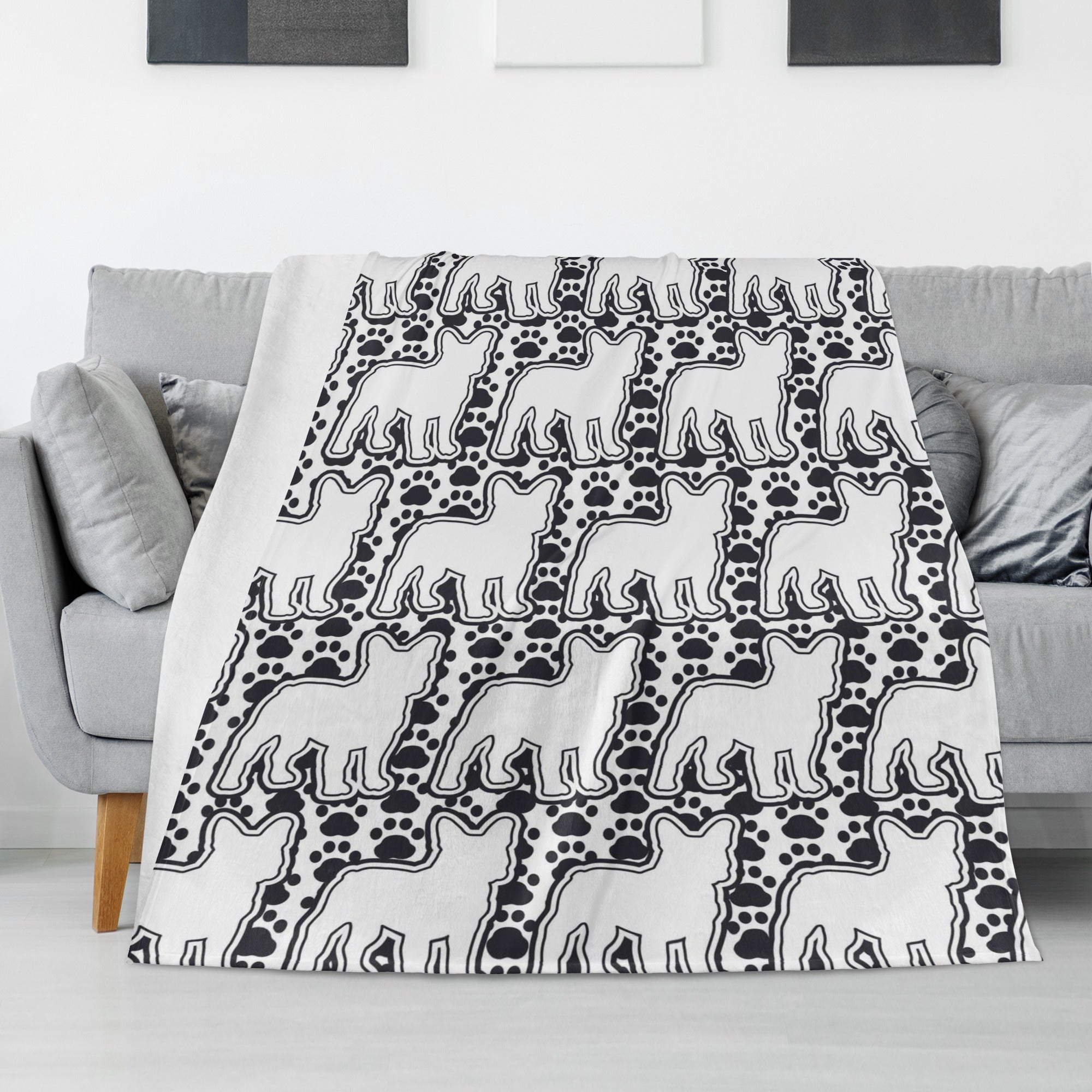 French Bulldog Elvis Blanket Cute Frenchie Essential