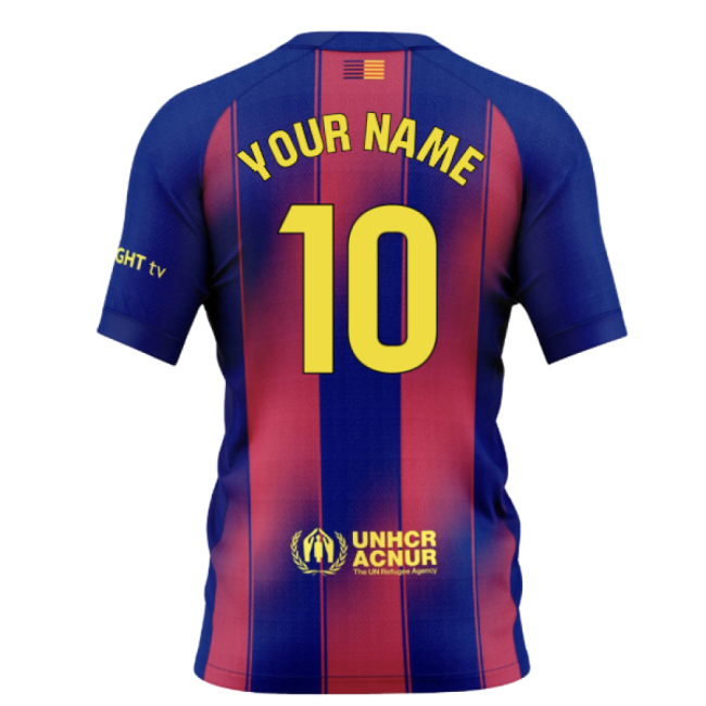 2025-2026 Barcelona Home Shirt - Performance Uniform - Kids Color...
