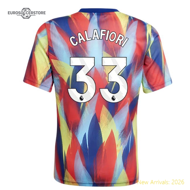 Soft Kids Arsenal Calafiori Jersey 2025-2026 Easy-care Lightweight