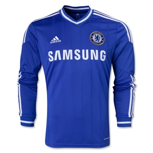 13-14 Chelsea 9 TORRES Home Long Sleeve Jersey Shirt - Official