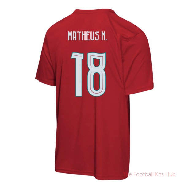 Replica Portugal 2026 World Cup T-Shirt (Kids) (Matheus N. 18)