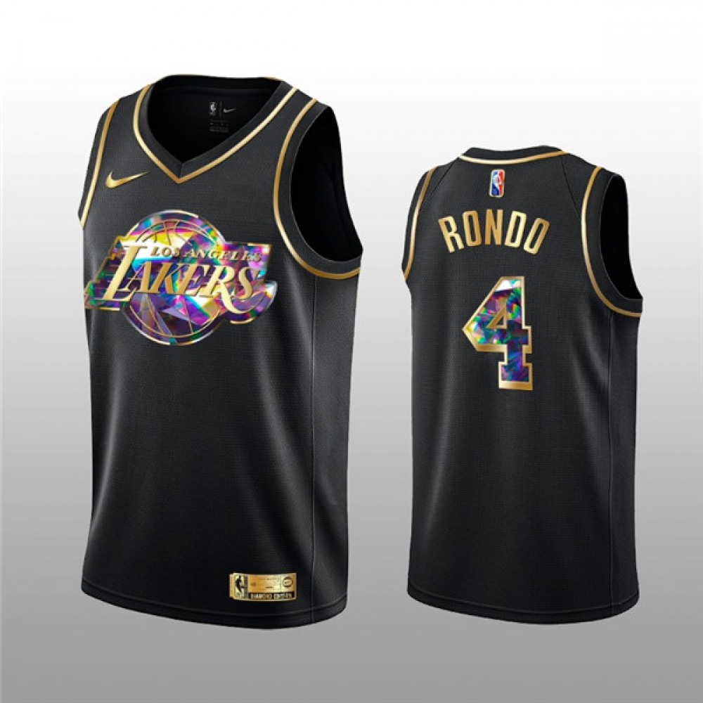 Limited Edition Los Angeles Lakers 4 Jersey - Black Golden Edition