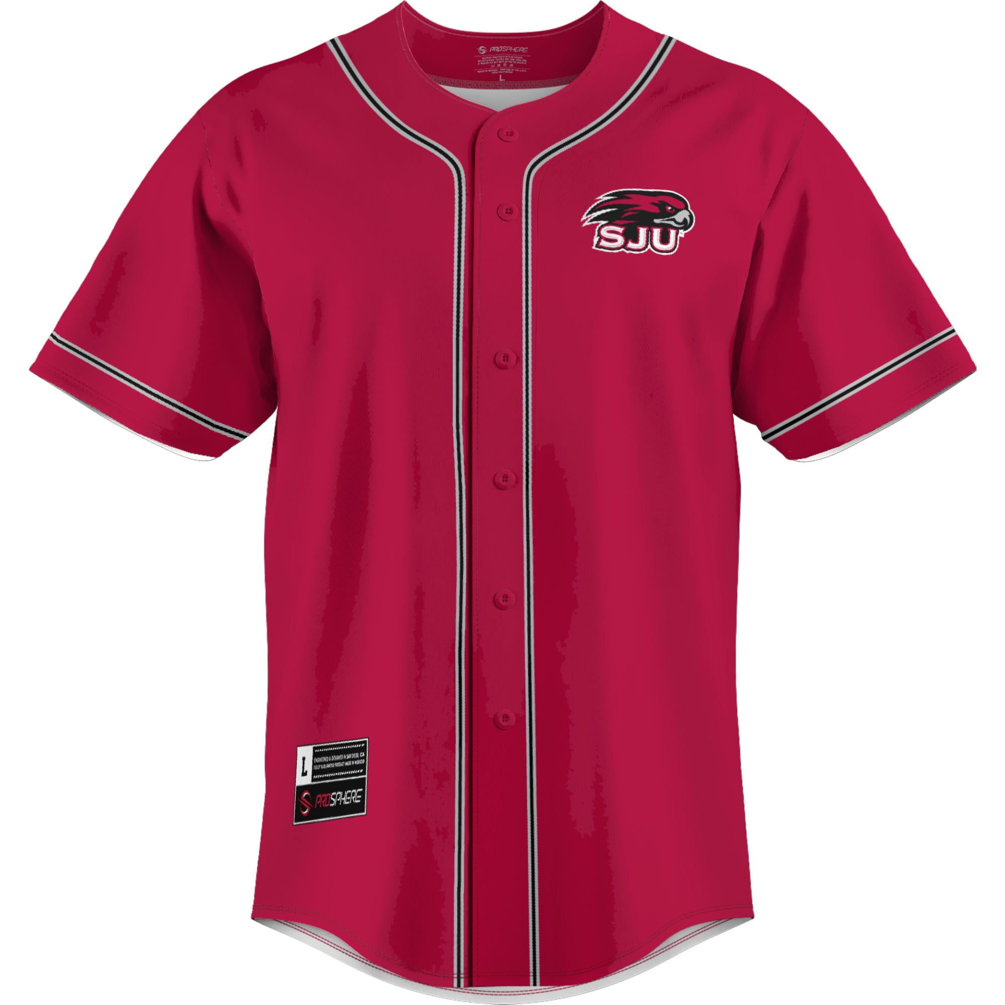[DDG] Saint Joseph's Hawks GameDay Greats Lightweight Baseball Jersey - Blue