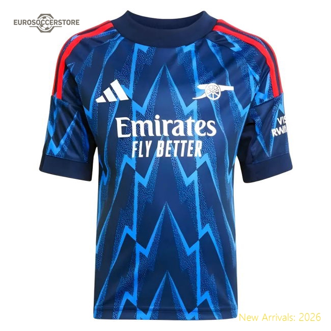 2025-2026 Arsenal Mini Kid-approved Jersey Aeroready Easy-care
