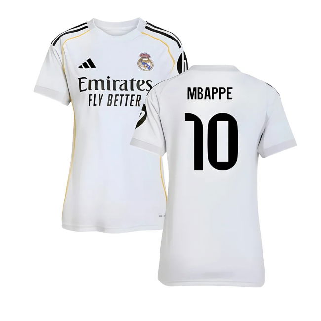 2025-2026 Real Madrid Home Stylish Football Shirt - Womens (Womens)