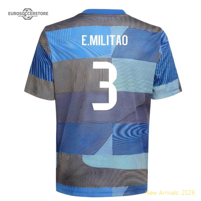 Pro-level Home Real Madrid E.militao Jersey 2025-2026 Moisture-wicking