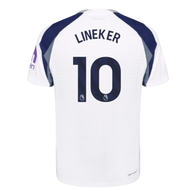 2025-2026 Tottenham Hotspur Authentic Home Jersey (Lineker 10)