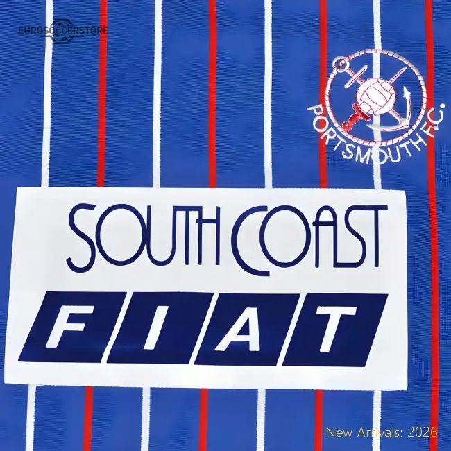 Authentic Portsmouth 1987-1988 Retro Football Shirt - Premium Quality