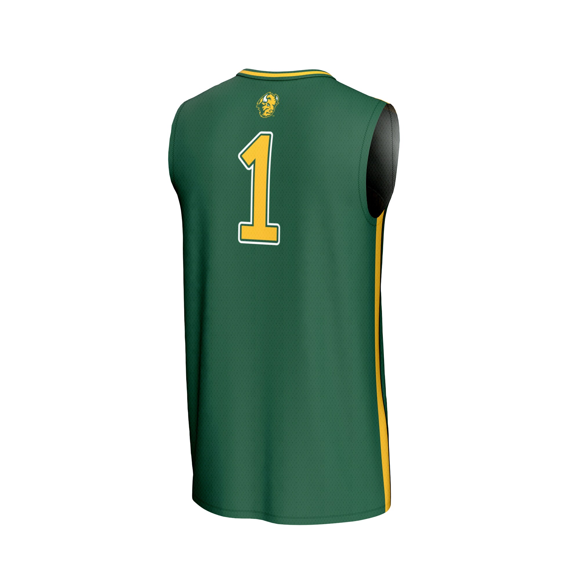 [NJP] NDSU Bison GameDay Greats Youth Lightweight Basketball Fashion Jersey - Green