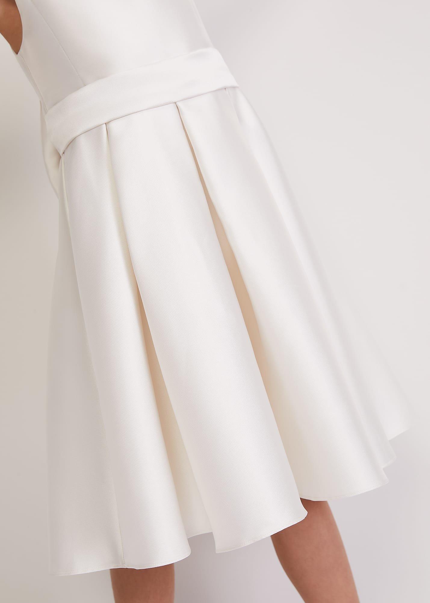 Melody Ivory Satin Dress
