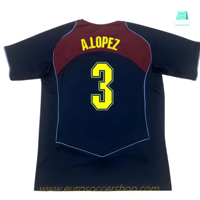 Atletico Madrid 2004-05 Away Shirt ((Good) XL) (A.Lopez 3)