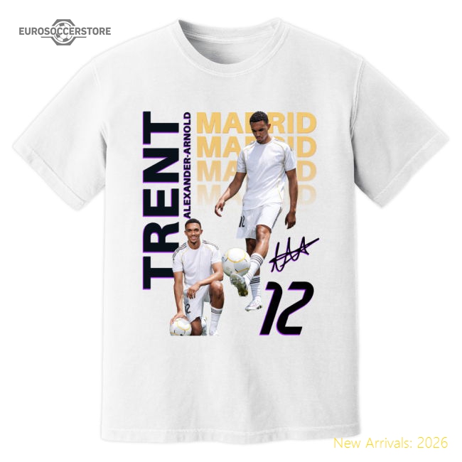 Trent Madrid Alexander-Arnold Real Madrid T-Shirt (White)