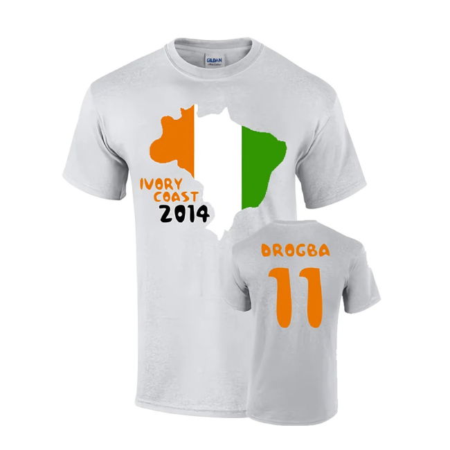 Premium-Quality Fan-Favorite Ivory Coast 2014 Country Flag T-Shirt