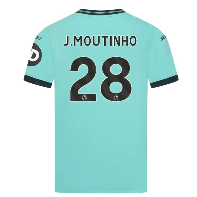 2025-2026 Wolves Away Top (Kids) (J.Moutinho 28)
