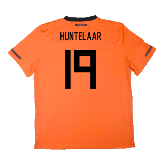 Holland 2010-11 Home Shirt ((Excellent) S) (Huntelaar 19)