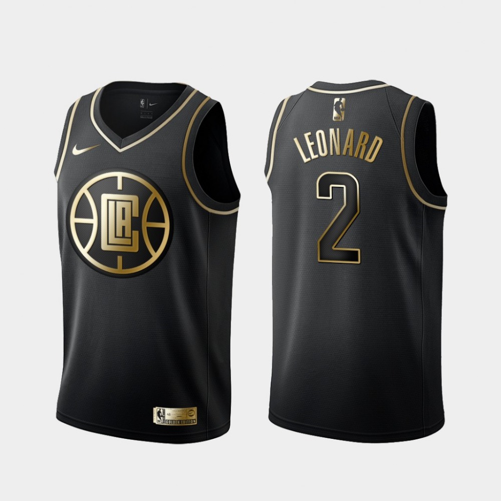 Durable Jersey Kawhi Leonard2 Black - Golden Edition - Fan Favorite