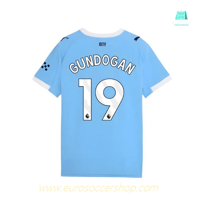 2025-2026 Man City Home Shirt (Kids) (Gundogan 19)