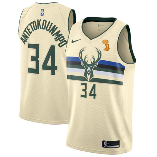 Nike Bucks Giannis Antetokounmpo #34 Jersey - On Sale Game Day Wear