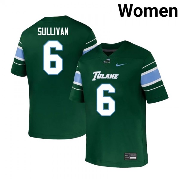 Women NCAA Team #6 Brendan Sullivan Premium Jersey - Best