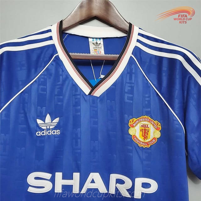 Manchester United 88-90 Away Soccer Uniform