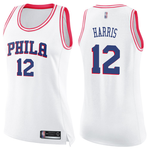 Sixers #12 Tobias Harris Authentic 2024 Icon NBA Jersey - White