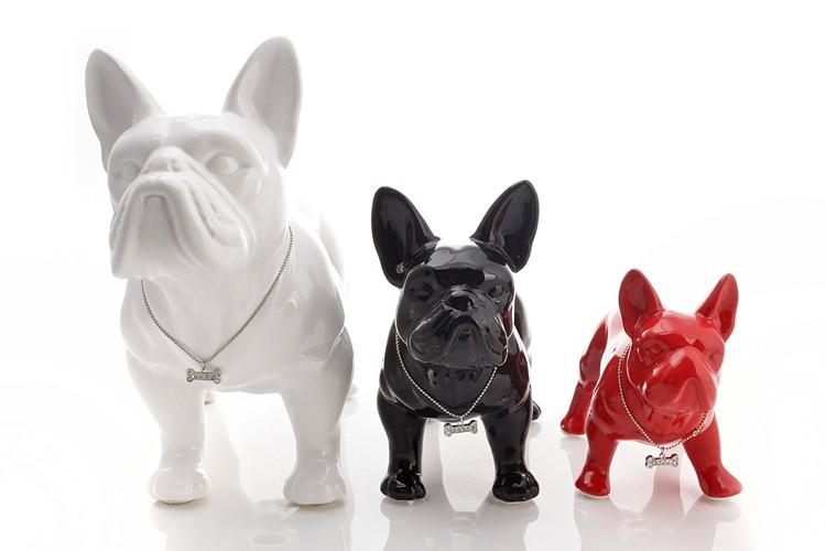 Street-Ready Premium Ceramic French Bulldog Statue as a Gift