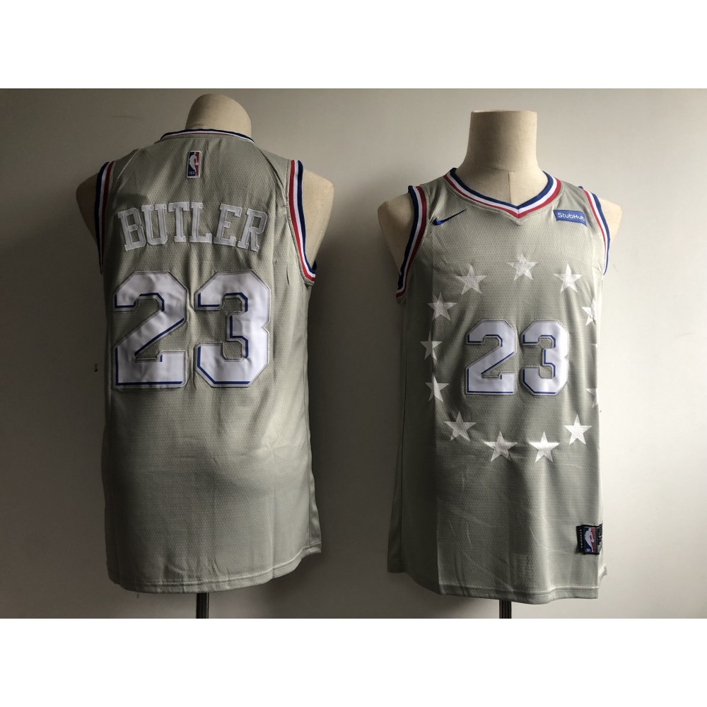 Budget-Friendly Men's Sixers #23 Jimmy Gray Basketball Jersey