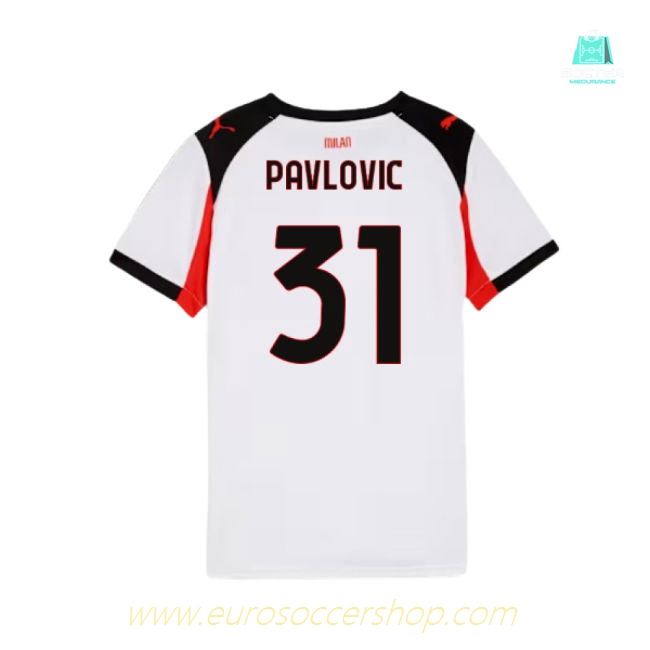 2025-2026 AC Milan Away Shirt (Kids) (Pavlovic 31)