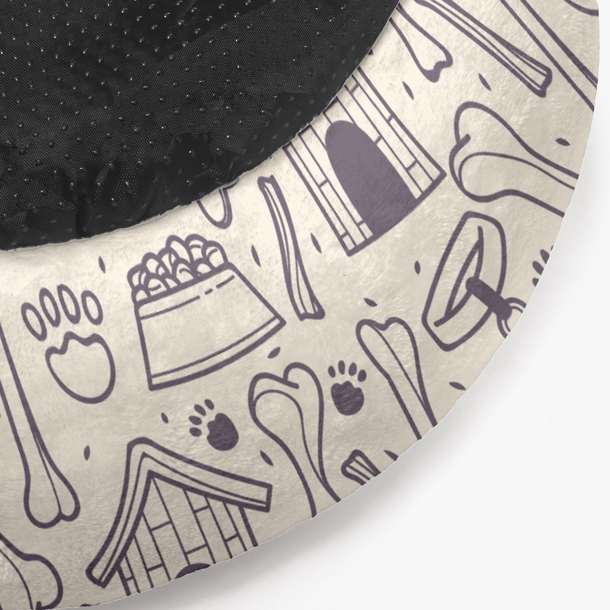 | Personalized Anti-anxiety Donut Bed For French Bulldogs Summer Wear