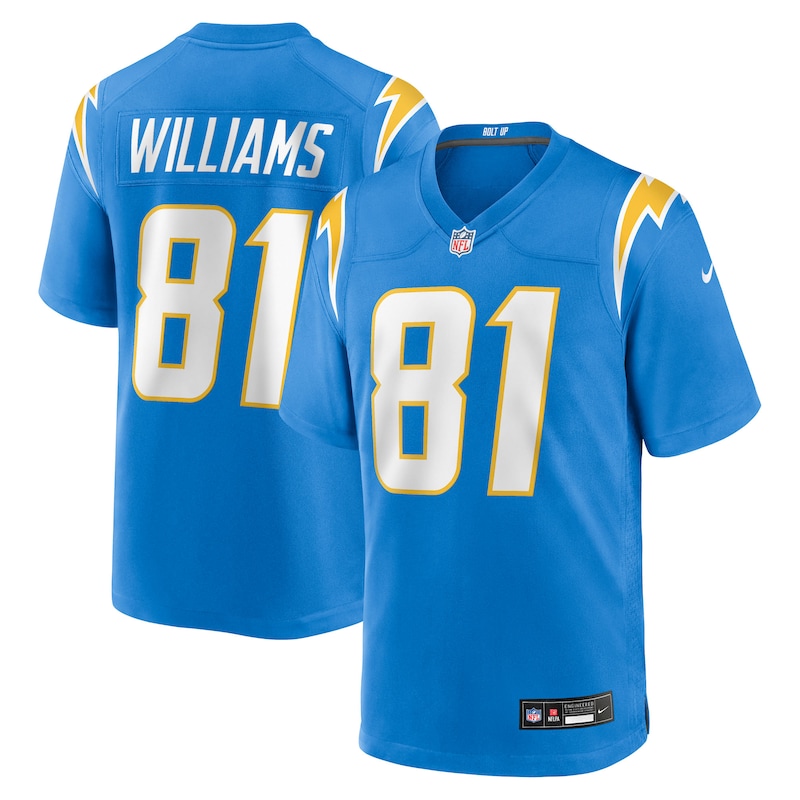 None Mike Williams Los Angeles Chargers Powerful Team Spirit Wear