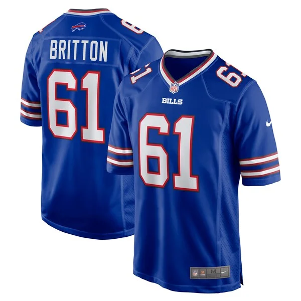 None Game NFL Jersey - Royal | Elite Football Apparel | NFL Football