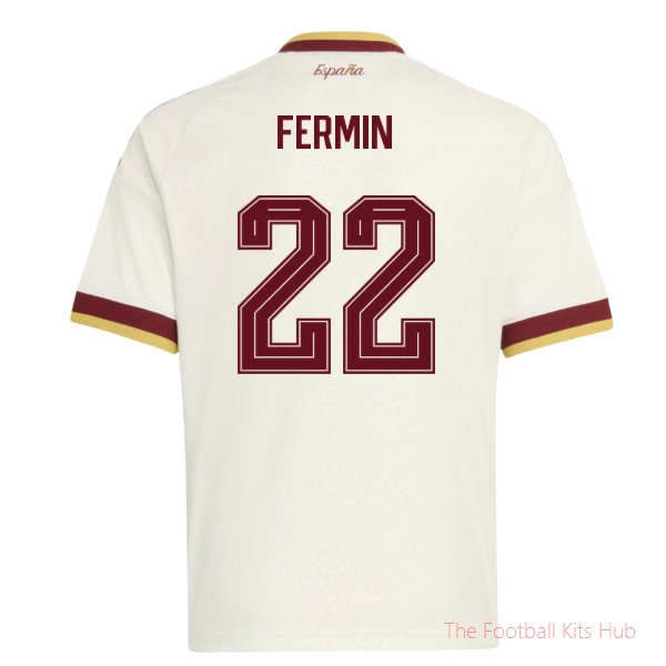 2026-2027 Spain Away Shirt (Kids) (Fermin 22)