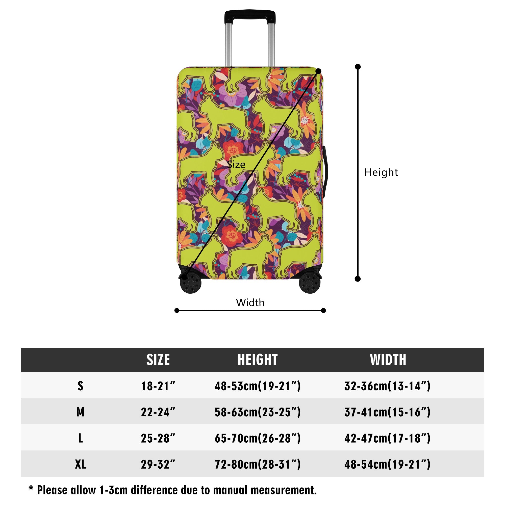 Lexi - Luggage Cover for Boston Terrier lovers