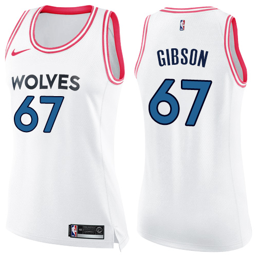 White Minnesota Timberwolves #67 Nike Jersey - Basketball Jersey