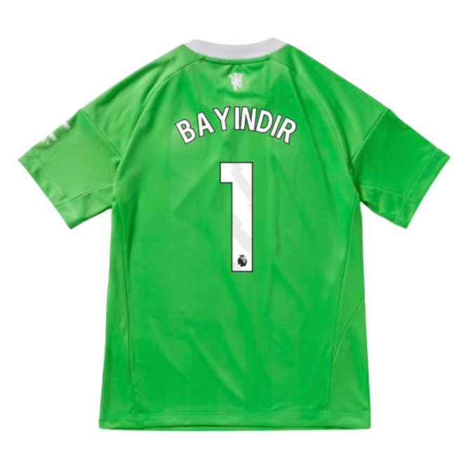 2025-2026 Man Utd Third Goalkeeper Kit (Green) - Kids (Bayindir 1)