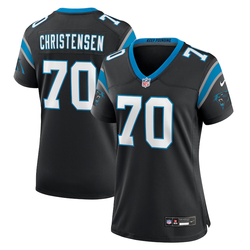 None Brady Christensen Carolina Panthers NFL Team Replica Jersey