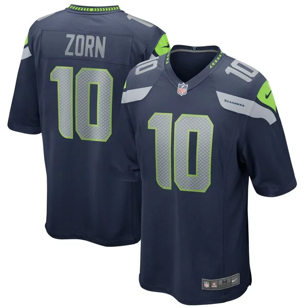 Seattle Seahawks Game NFL Jersey - Navy | High-Quality Football App...