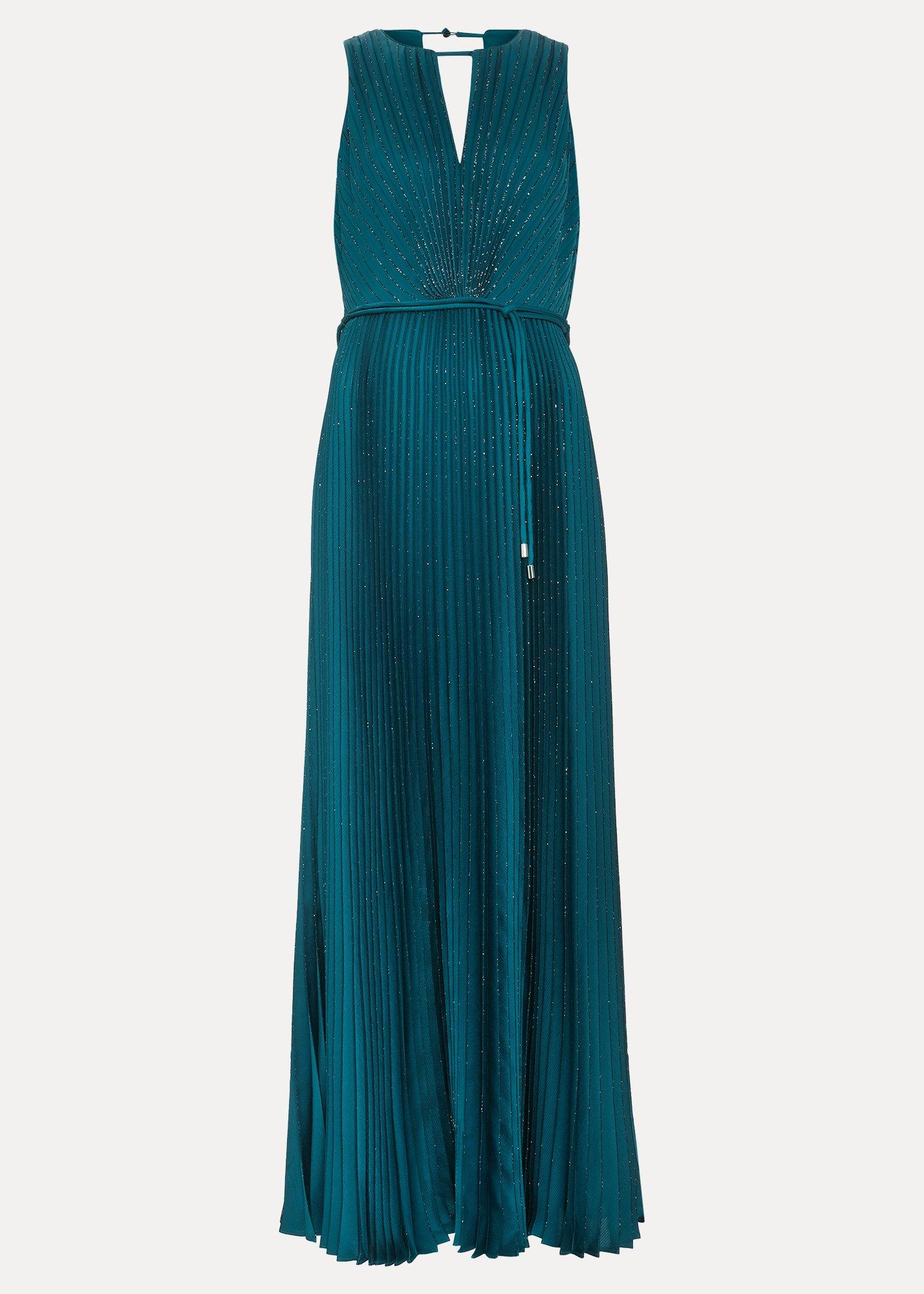Simara Green Glitter Maxi Dress