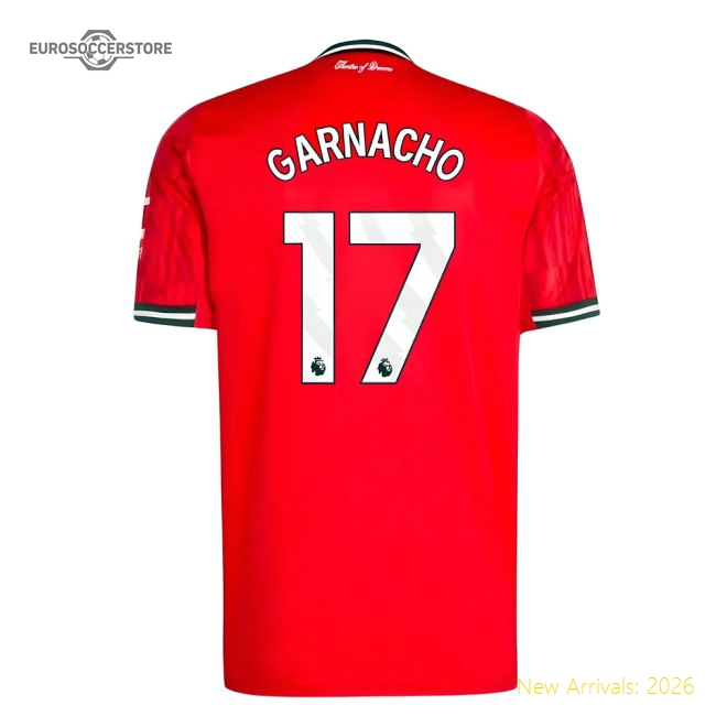 2025-2026 Man Utd Home Shirt (garnacho 17) - Collectors Item