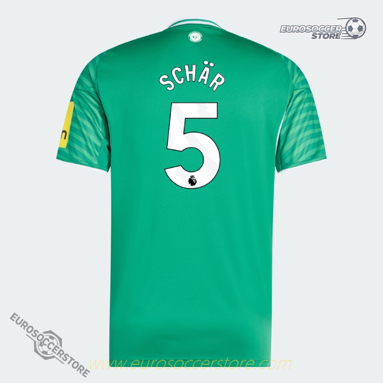 Newcastle United's Away SCHÄR 5 Jersey for the 25-26 Season