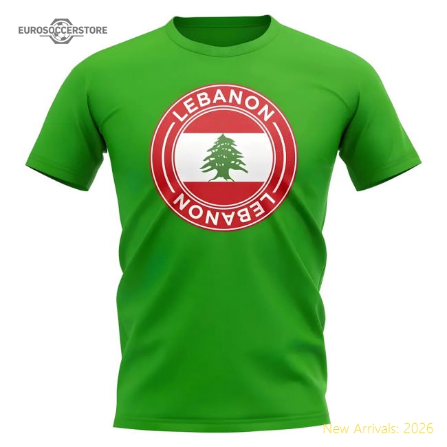 Lebanon Football Badge T-shirt (green) - Supporter Edition
